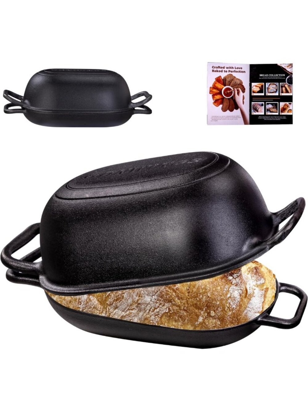 4.6 Quart Dutch Oven for Artisan Sourdough Baking, Perfect for Home Chefs
